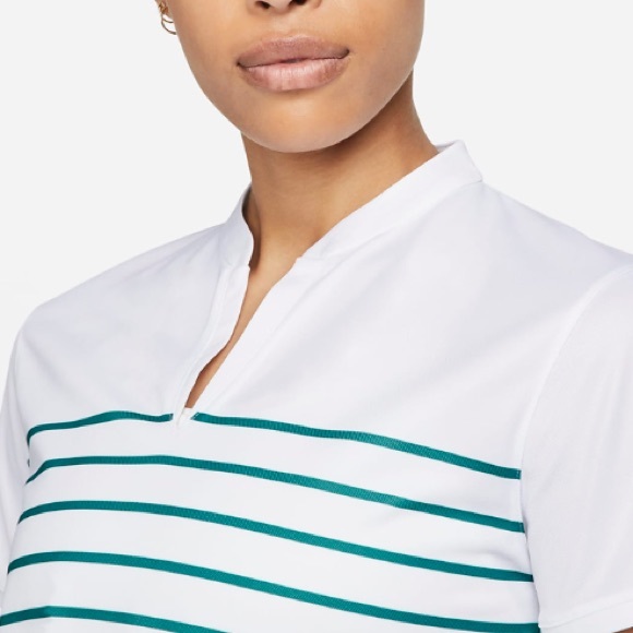 Nike Dri-FIT Victory Women's Striped Golf Polo Size XS - Picture 4 of 7